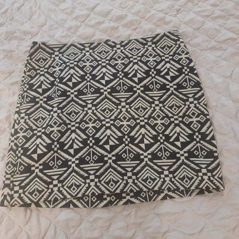 H&M Aztec Mini Skirt